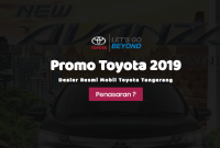Promo Mudik Lebaran Toyota Tangerang April – Mei 2021