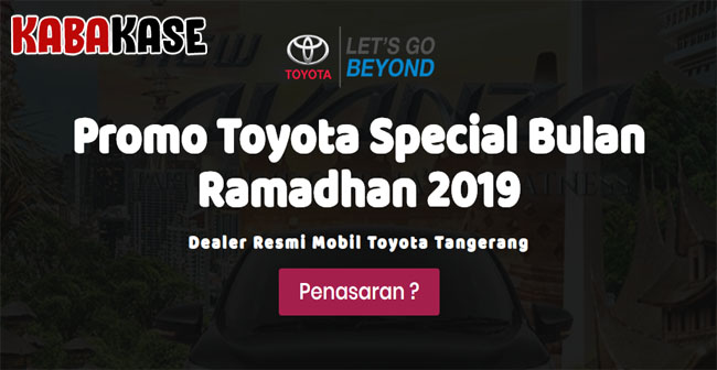 Harga Promo Toyota Tangerang Lebaran 2019