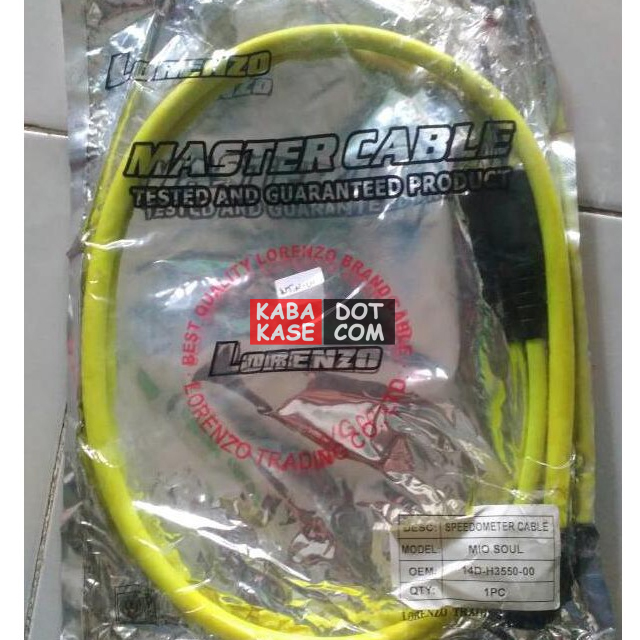 kabel speedometer mio warna kuning