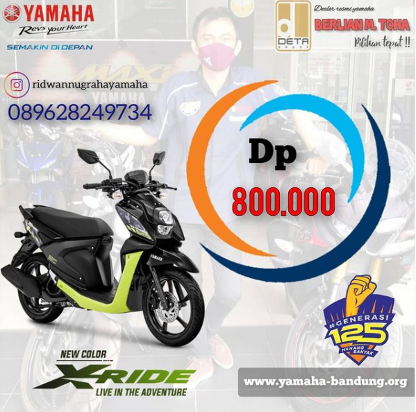 promo yamaha x ride bandung februari 2021