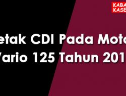 Letak CDI Pada Motor Vario 125 Tahun 2017