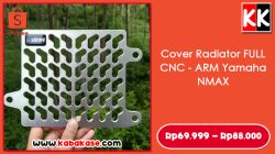 cover radiator nmax cnc
