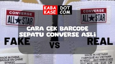 Info Cara Cek Barcode Sepatu Converse Asli