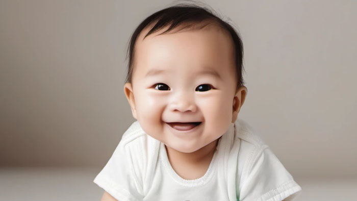 bayi lucu ketawa