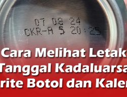 Cara Melihat Letak Tanggal Kadaluarsa Sprite Botol dan Kaleng