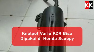 Knalpot Vario KZR Bisa Dipakai di Honda Scoopy Terbaru